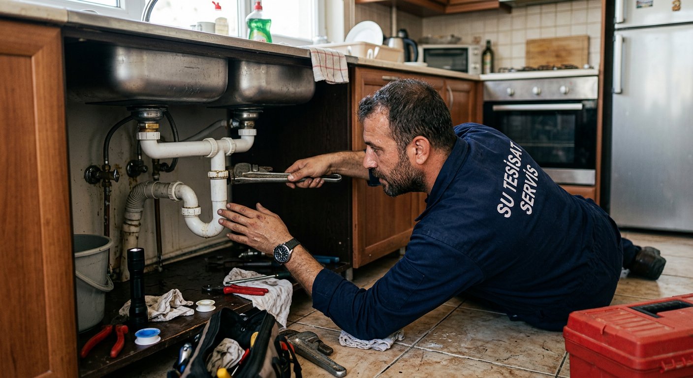Üniversiteler Mahallesi lavabo bağlantısı